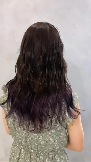 ロング カラー kanon hair所属・新木 愛花のヘアスタイル