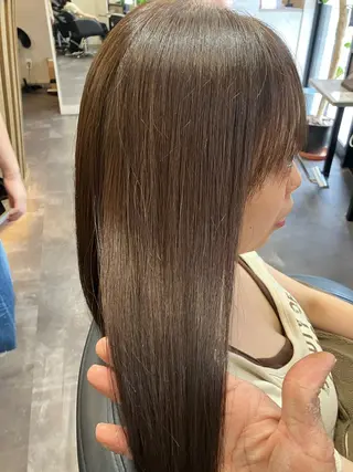 ミディアム カラー 髪質改善カラー/ 縮毛矯正町田佑人のヘアスタイル