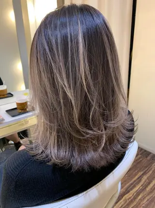 ミディアム カラー 髪質改善サロン 心斎橋ARCHEのヘアスタイル