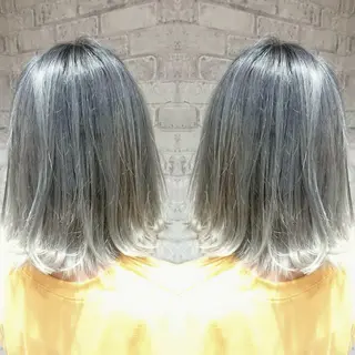 ミディアム カラー EARTH 越谷店のヘアスタイル