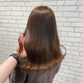 セミロング 透明感カラー/メンズ カット/KOIROのヘアスタイル