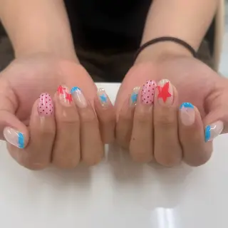 ネイル Yuna🫧/渋谷 /ワンホンネイルのネイルデザイン