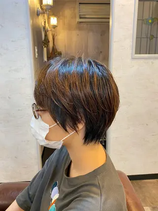 ショート ⭐️ショート⭐️美髪 矯正⭐️水口陸のヘアスタイル