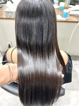 ロング roots hair design 【ルーツヘアデザイン】所属・【艶髪　縮毛矯正】 松原　勇気のヘアスタイル