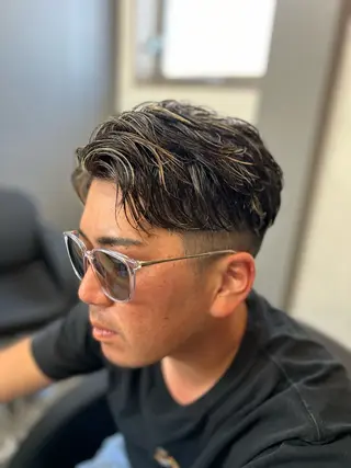 ショート カラー メンズ N/デザインカラー 🌿ナギのヘアスタイル