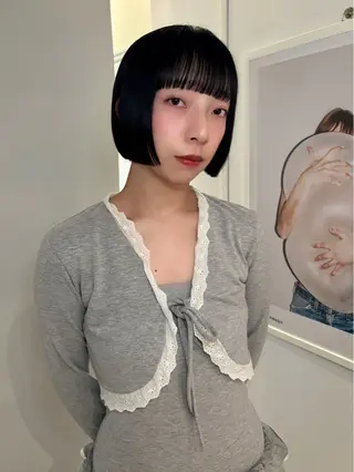 ショート riria🎀カット /透明感カラーのヘアスタイル