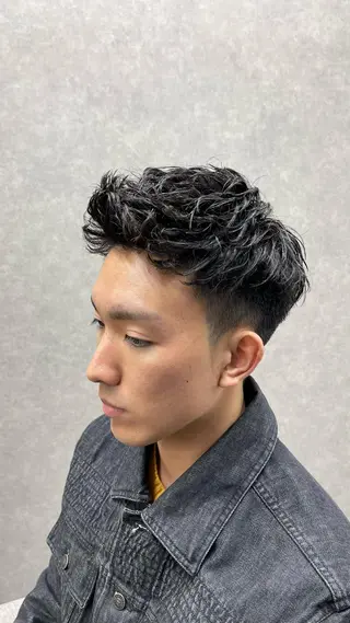 パーマ メンズ GO TODAYシェアサロン大名店所属・濵武 尚人のヘアスタイル