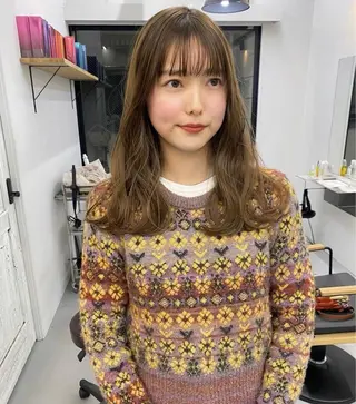 ミディアム カラー スパイキーショート パーマ　具志堅　太志のヘアスタイル