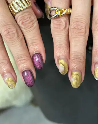 ネイル kiii.__ ✴︎*のネイルデザイン