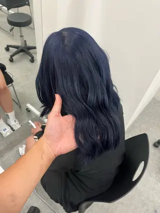 ロング カラー kazuki🍑韓国 トレンド暖色🫗のヘアスタイル