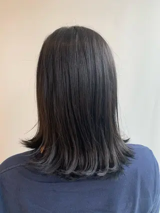 ミディアム カラー ヘアアレンジ 加藤 綾華のヘアスタイル