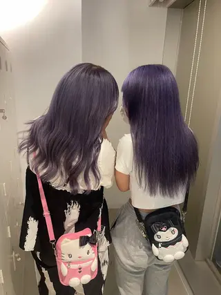 ロング カラー 店長 MANAMI /ブリーチ/骨格ボブのヘアスタイル