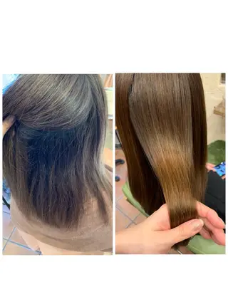 ロング パーマ A10+α所属・加茂 しのぶのヘアスタイル