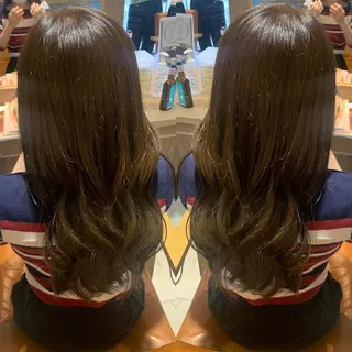 ロング カラー 韓国🇰🇷 ✂︎hair 内田愛のヘアスタイル