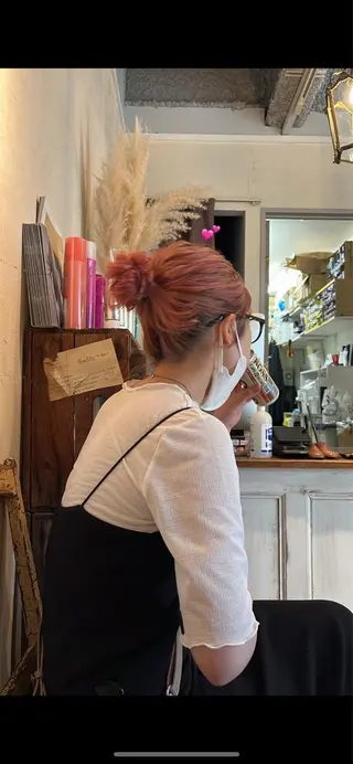 ヘアアレンジ 藤井 美歩/赤髪のヘアスタイル