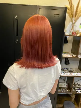 ミディアム カラー 西田辺/ タカスナオヤのヘアスタイル