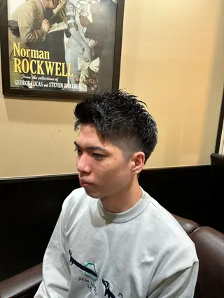 ショート メンズ ヒロ銀座バーバーショップ秋葉原店所属・芦川 柚貴のヘアスタイル