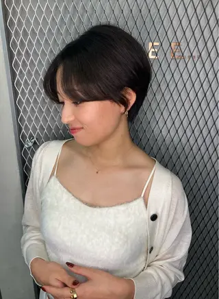 ショート 髪質改善カラー/ 縮毛矯正町田佑人のヘアスタイル