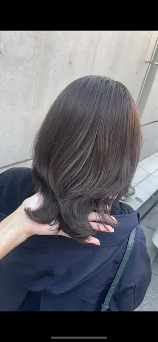 ミディアム カラー BEBE所属・ご新規様限定 透明感カラーKANAのヘアスタイル