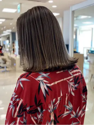 ミディアム カラー 銀座/ハイライト特化 🌿ブリーチ/片山のヘアスタイル