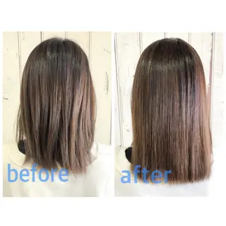 ミディアム ツヤ髪質改善 💜れいな💜のヘアスタイル