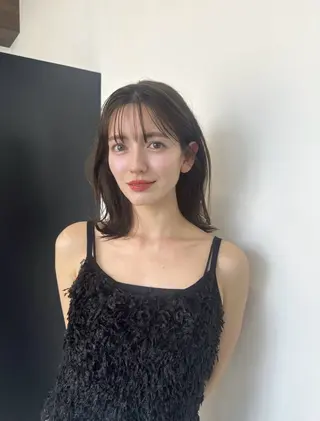 カラー パーマ Haruna 💜のヘアスタイル