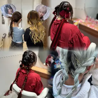 ロング ヘアアレンジ オタク美容師💟 チバコナツのヘアスタイル