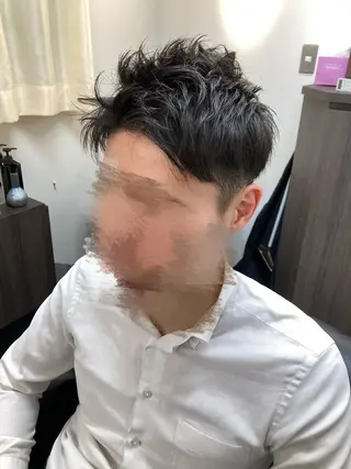 ショート メンズ 徒歩3分ビジネスマン カット👦🏻うしだのヘアスタイル
