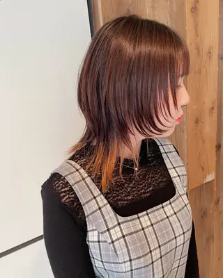 ミディアム カラー ニュアンスカラー🫧 加納のヘアスタイル