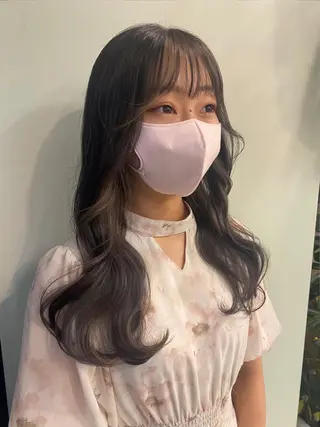 ロング カラー ヘアアレンジ 'AXIS nagoya所属・'AXIS江森 美空のヘアスタイル