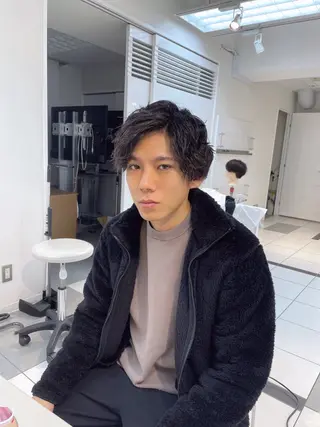 パーマ メンズ Sozo hair&make所属・武樋 さやかのヘアスタイル