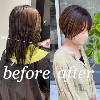 ショート StellA所属・アートディレクター ワダヒサノリのヘアスタイル