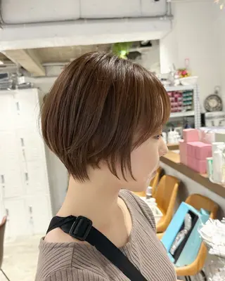 ショート ✨圧倒的満足度◎ 小顔美人ショート✨佃のヘアスタイル