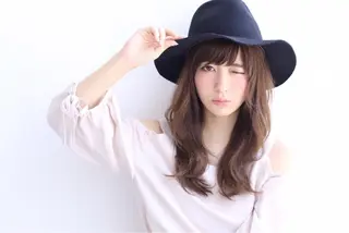 ロング カラー 小顔カット/レイヤー 【WiLL】加藤のヘアスタイル