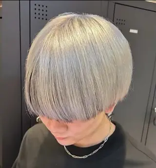 メンズ 🐰ﾈﾓﾄ ﾋﾅﾉ｜ 淵野辺カラー🤍🫧のヘアスタイル