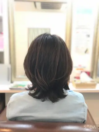 ミディアム カラー 🌈elua yukaのヘアスタイル