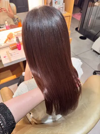 セミロング 南 怜奈のヘアスタイル