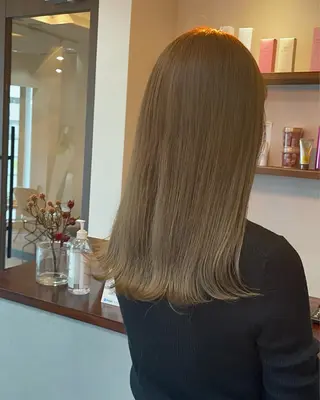 ミディアム カラー ボブ/髪質改善/ soiナカジママドリのヘアスタイル