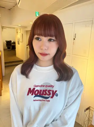 セミロング 女性専用サロン iiro所属・【レイヤー/似合わせ 】Hina🎀のヘアスタイル