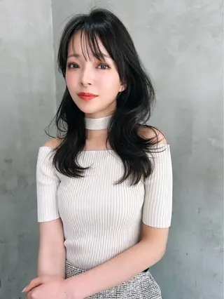 セミロング カラー Kanon ⟡.·*.のヘアスタイル