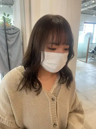 ミディアム ゆるふわガーリーst yle🩰yuukaのヘアスタイル