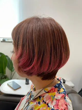 ミディアム 水野 雄介のヘアスタイル