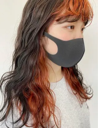 ロング カラー DEAN所属・KEIGO/パーマ ハイトーン/DEANのヘアスタイル