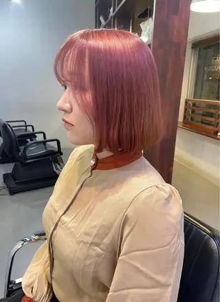 ショート カラー silo所属・silo MOKA 顔周りカット🦦のヘアスタイル