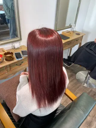 セミロング カラー Felice Erikaのヘアスタイル