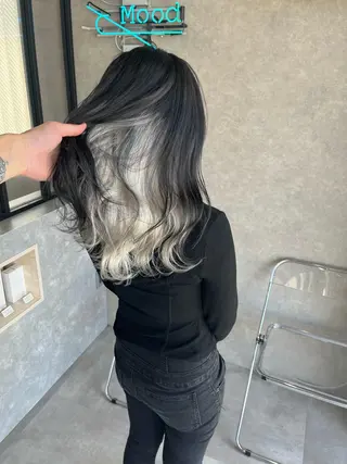 ロング カラー 長谷川 湧のヘアスタイル