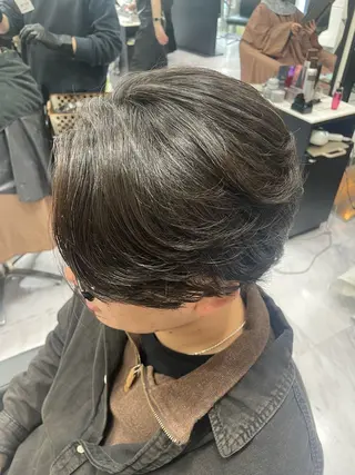 パーマ メンズ 🐥くまがい💛 ダブルカラー／パーマのヘアスタイル