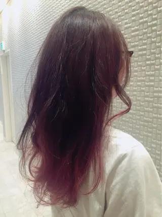 ロング カラー ヘアアレンジ ✨ハイクオリティ✨ 山本香也のヘアスタイル