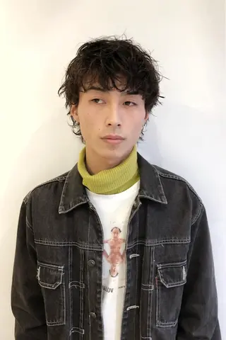 パーマ メンズ 渋谷メンズカット/ 工藤靖也のヘアスタイル