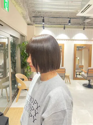 ショート カラー 🩵ボブ/レイヤー /髪質改善🩵のヘアスタイル